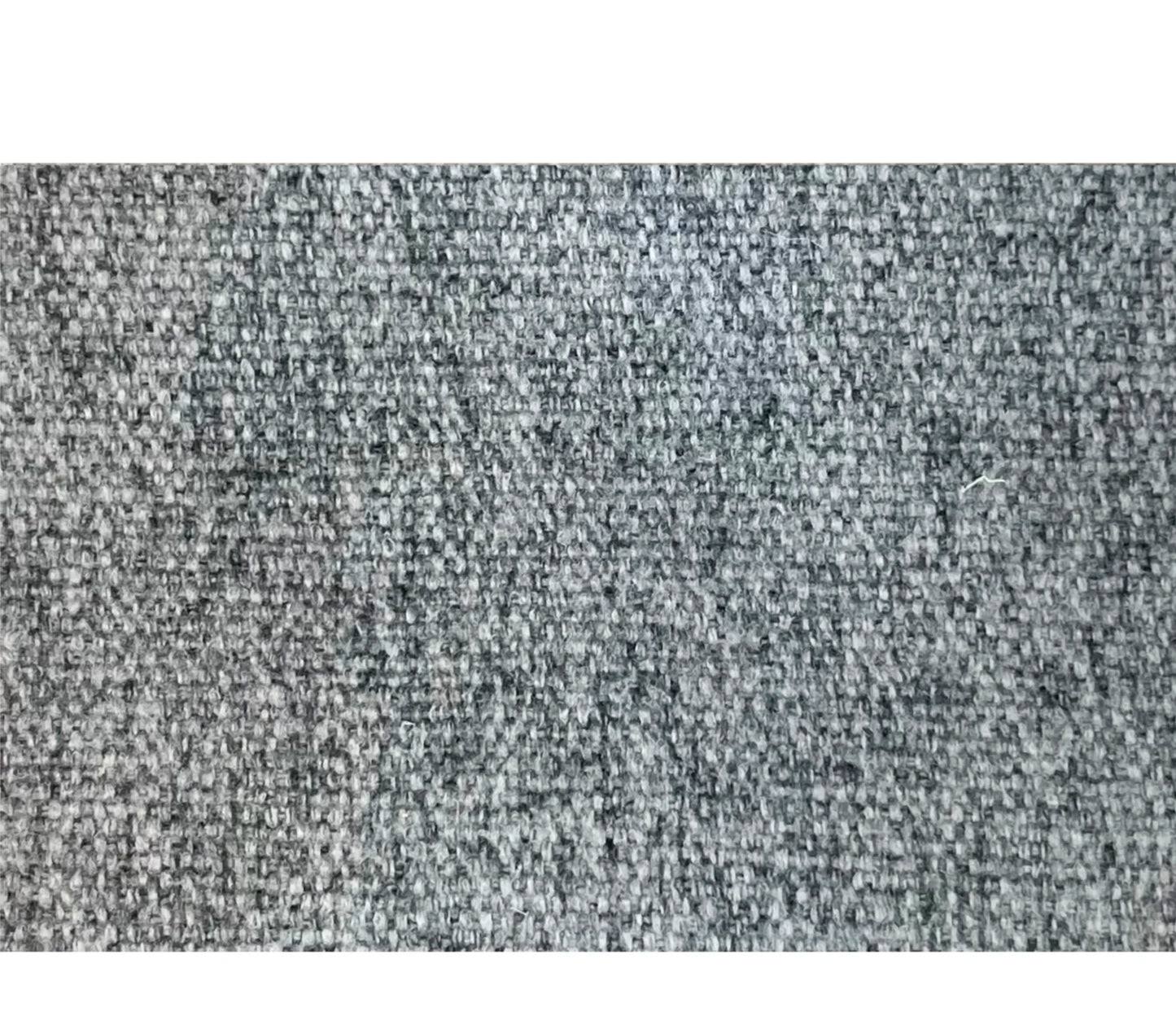 zoom sur le tissu gris du lit coffre