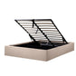 lit coffre beige